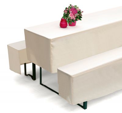 Hussen für Bierzeltgarnituren